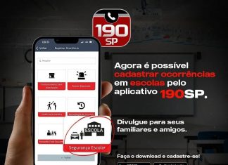 CADASTRE OCORRÊNCIAS EM ESCOLAS PELO APP DA PM