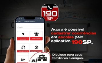CADASTRE OCORRÊNCIAS EM ESCOLAS PELO APP DA PM