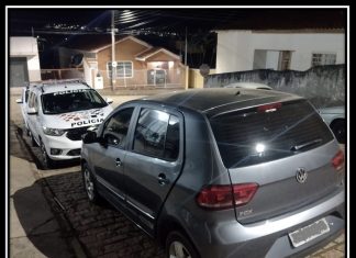 POLÍCIA MILITAR LOCALIZA VEÍCULO FURTADO EM PIRAJU