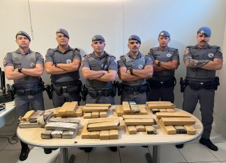 HOMEM É PRESO COM MAIS DE 40 KG DE DROGAS EM PIRAJU