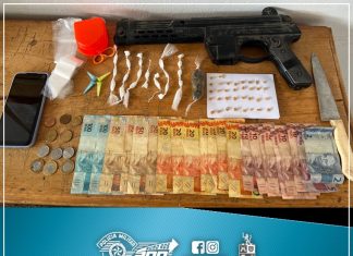 POLÍCIA MILITAR PRENDE TRÊS HOMENS ENVOLVIDOS NO TRÁFICO DE DROGAS EM MANDURI