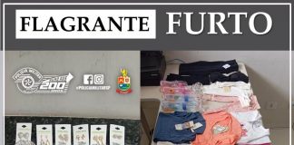 FLAGRANTE DE FURTO EM PIRAJU