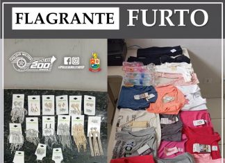FLAGRANTE DE FURTO EM PIRAJU