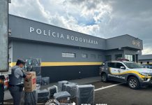 488 MIL MAÇOS DE CIGARROS CONTRABANDEADOS SÃO APREENDIDOS PELA POLÍCIA MILITAR RODOVIÁRIA EM AVARÉ/SP