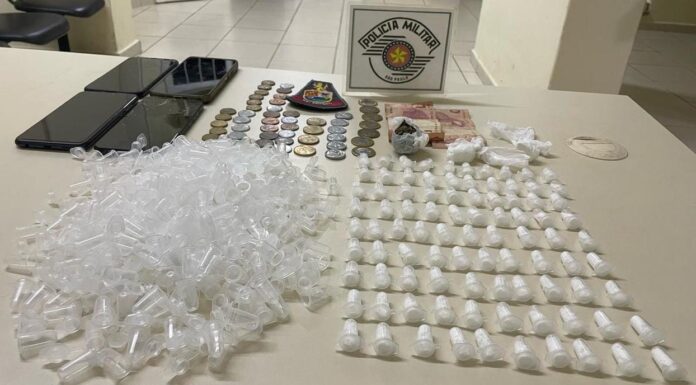 POLÍCIA MILITAR PRENDE HOMEM POR TRÁFICO DE DROGAS EM CERQUEIRA CÉSAR