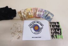 FLAGRANTE DE TRÁFICO DE DROGAS EM CERQUEIRA CÉSAR