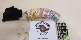 FLAGRANTE DE TRÁFICO DE DROGAS EM CERQUEIRA CÉSAR