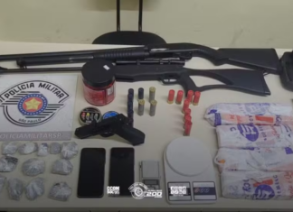 Pai, mãe e filho são presos suspeitos de tráfico de drogas em Avaré