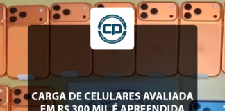 Carga de celulares avaliada em R$ 300 mil é apreendida pela Polícia Militar em Itaporanga
