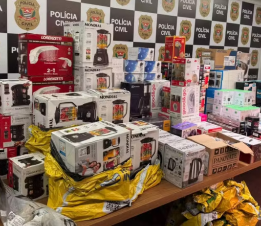 Casal é preso por suspeita de associação criminosa e fraude de mercadorias em Itapetininga
