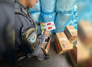 Polícia apreende quase 1 milhão de maços de cigarros contrabandeados em rodovia de Tatuí